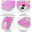 Factory Direct Sale Girl Glitter Powder Clear Epoxy Magnetic Phone Case for iPhone 14 13 12 Pro Max