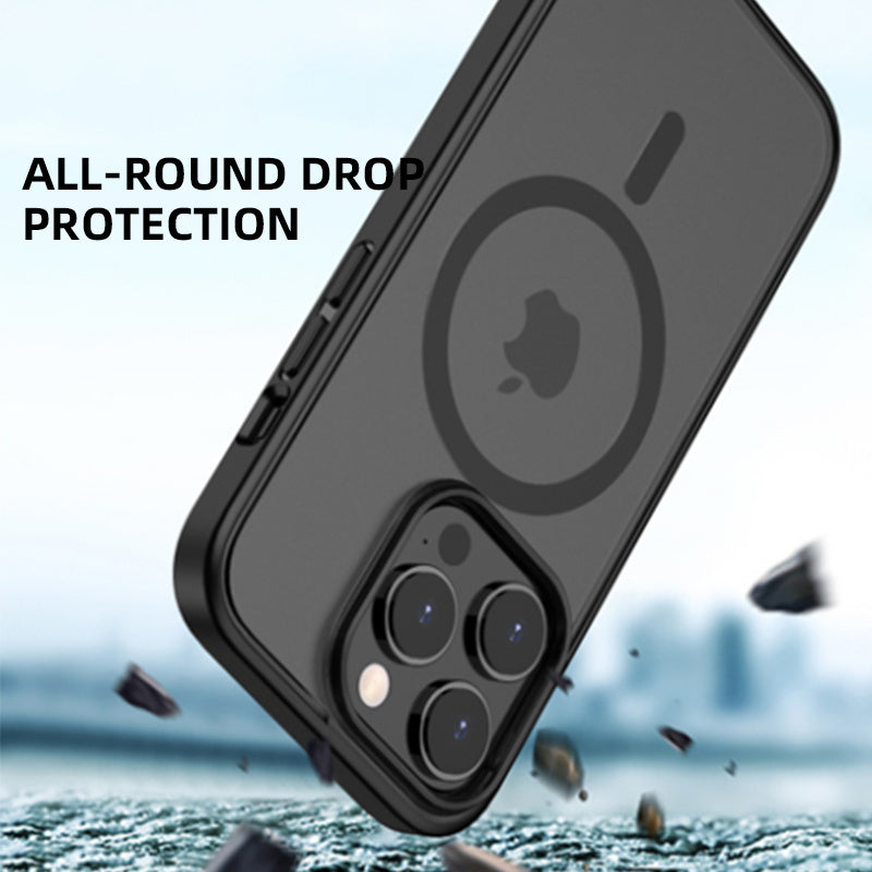 ATB Magic Shadow Series Semi-Transparent Scrub Skin Feel Phone Case (magnetic version)