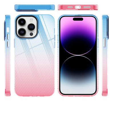 New Arrival Luxury Design Drop-proof Tpu Case For iphone 14 pro Two-color gradient Transparent Phone Case For iphone series