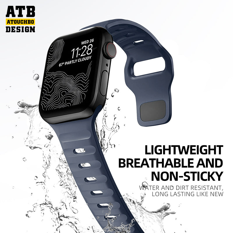 High quality watch band soft silicon smartwatch straps for iwatch apple watch