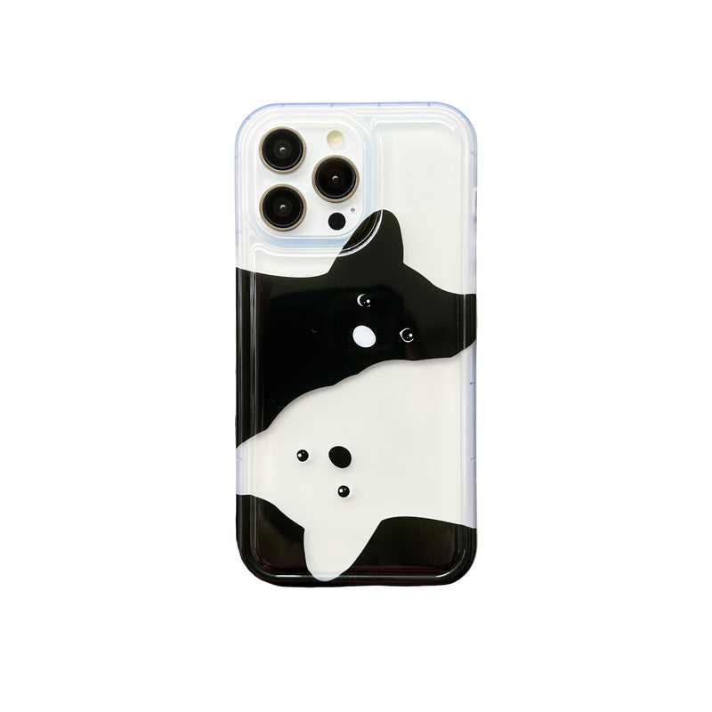 ins cute cartoon transparent phone case for iphone 11 iphone 11 pro iphone 12 promax clear phone cover