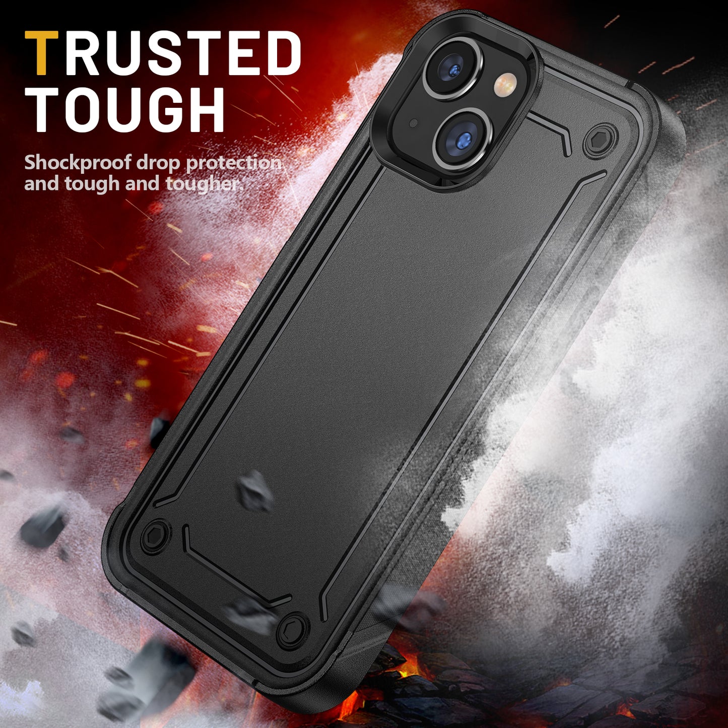 INS Korea Style fashion case Water Proof Silicone case Airbag hard TPU case for iphone 14 pro