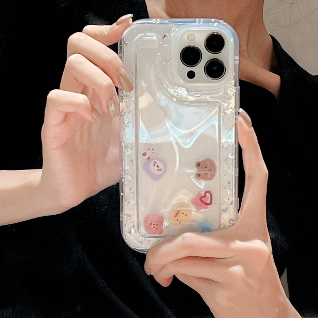 OEM ODM Luxury Laser Aurora Cute Custom Mobile Phone Case For Iphone 11 12 13 14 Mobile Cover