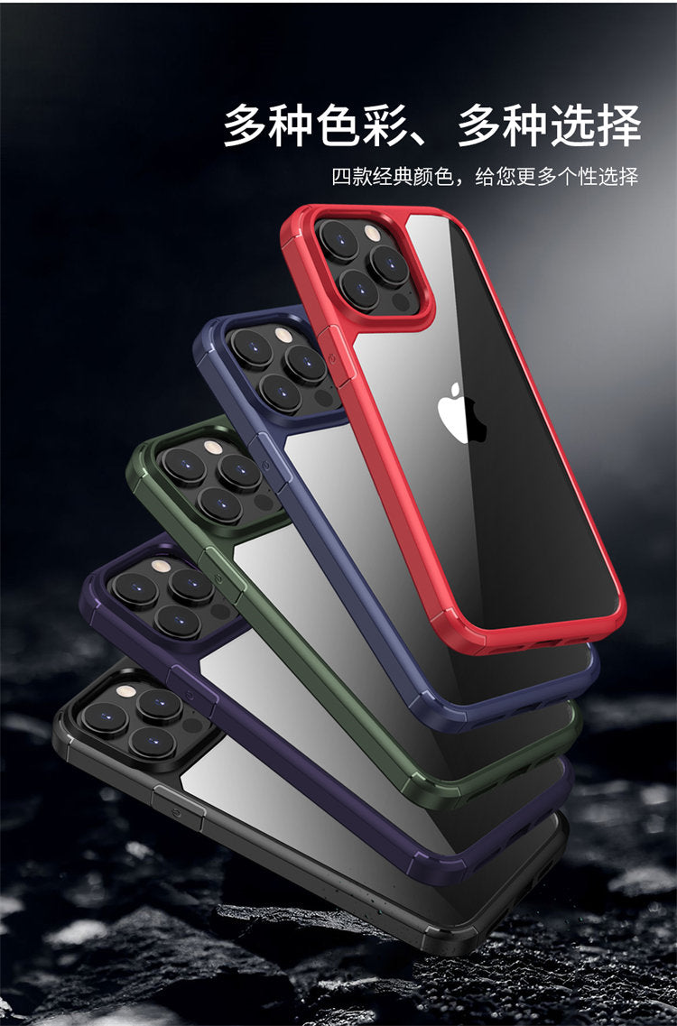 New Fashion Colorful Transparent Case For iphone 12 13 Ultra Slim Shockproof Full Cover Tpu Case For iphone 14 iphone 14 pro max
