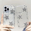 High quality shiny star shaped transparent phone case Shockproof Soft Phone Case for iphone 14