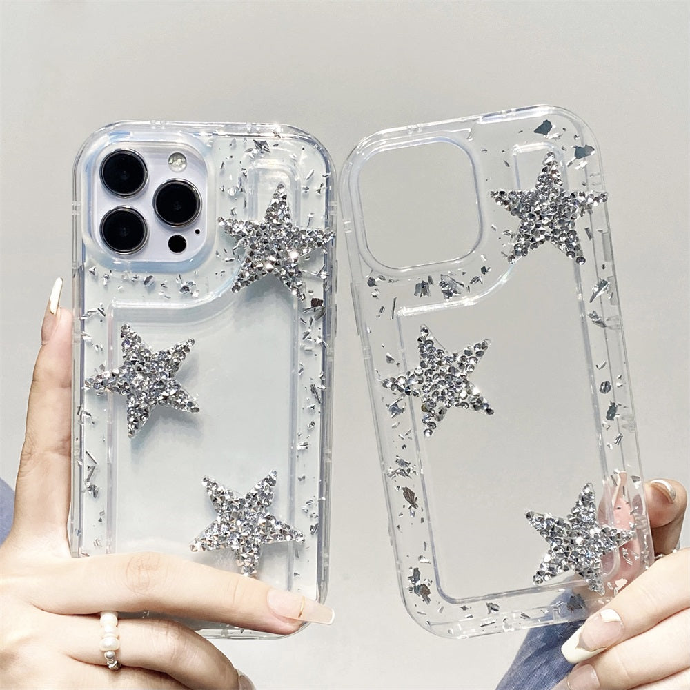 High quality shiny star shaped transparent phone case Shockproof Soft itop phone cases High quality shiny star shaped transparent phone case Shockproof Soft itop phone cases