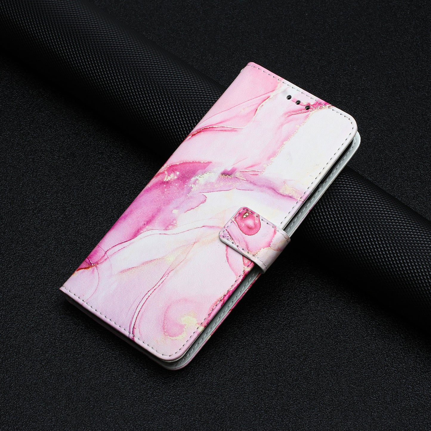 TPU Leather Phone Cases Rhombus Marble Finish Splicing Flip Wallet Mobile Case For Samsung Galaxy S20 S21 S22 S23 PLUS ULTRA