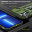 Fashion solid color transparent acrylic  boxes holder Shockproof Mobile Phone Cover case for iphone 14