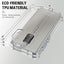 Atouchbo Transparent Clear Shockproof TPU PC Smartphone Back Cover Case for Redmi Note 9 Pro