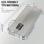 Atouchbo Transparent Clear Shockproof TPU PC Smartphone Back Cover Case for Redmi Note 9 Pro