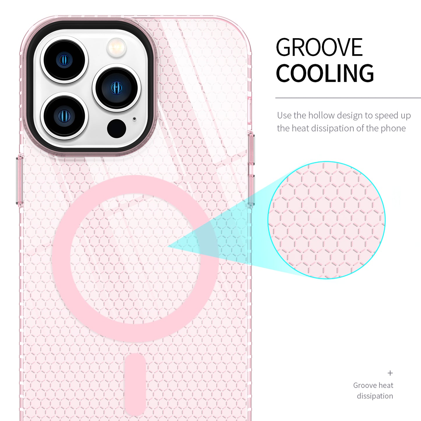 NEW Drop resistance shock proof rubber case Wireless Charging Phone Case for iphone 14 pro