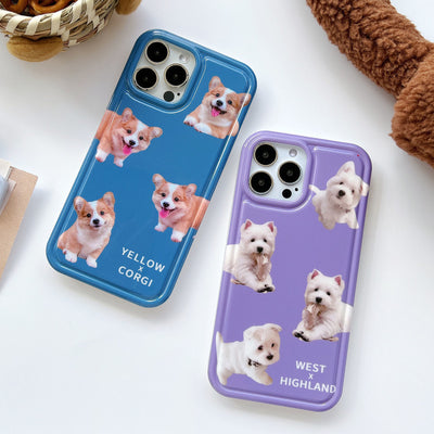 2023 New Arrivals Dog Pattern Shockproof Phone Case For Iphone 14 13 12 11 Mobile Case