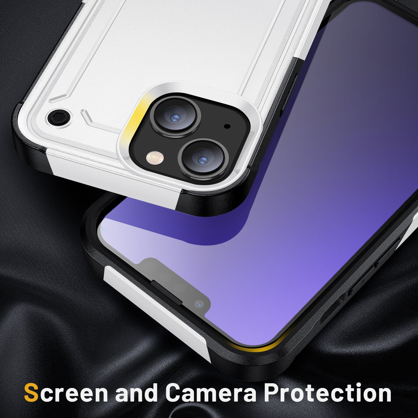 Pc Tpu Hard Blank Cell Phone Case Hard Anti-knock Shockproof Phone Case for iPhone 14 pro