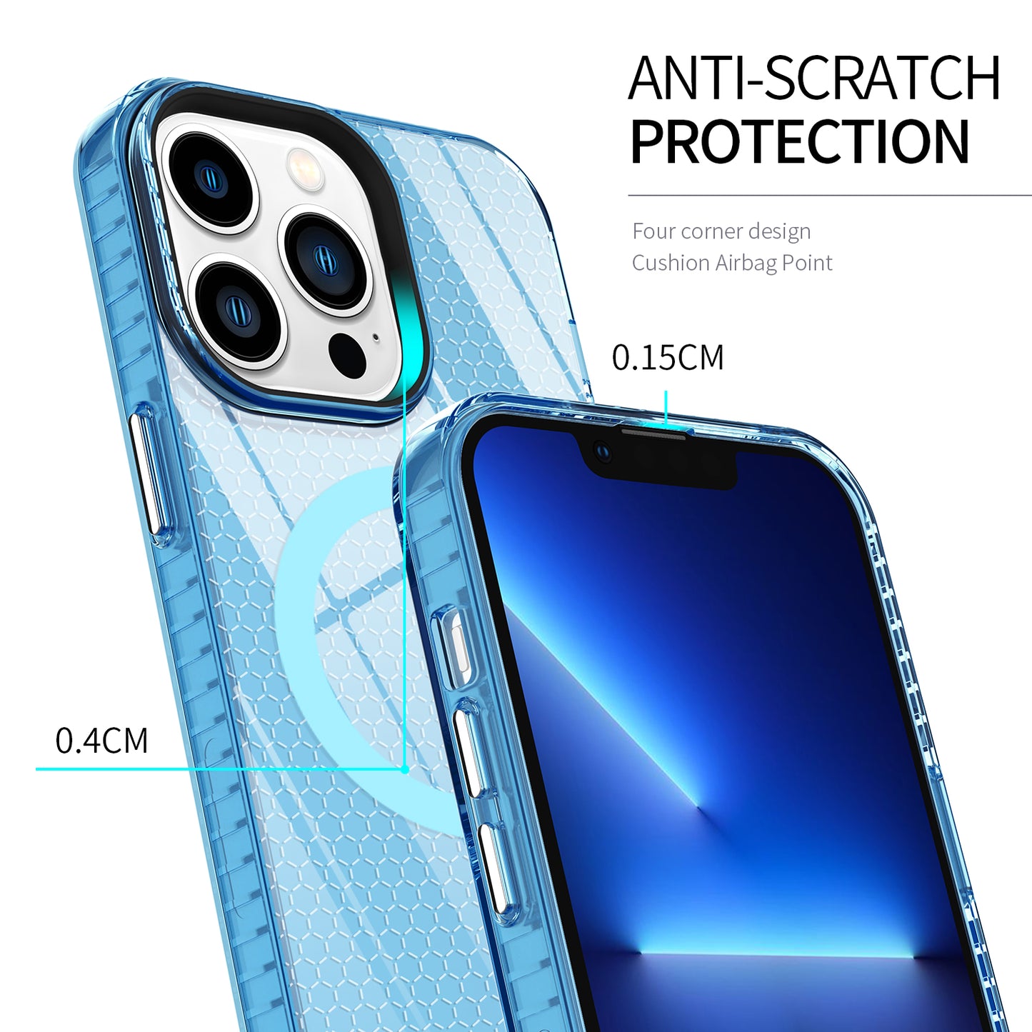 original phone cover transparent pc tpu shockproof magnetic phone case for iphone 11 pro
