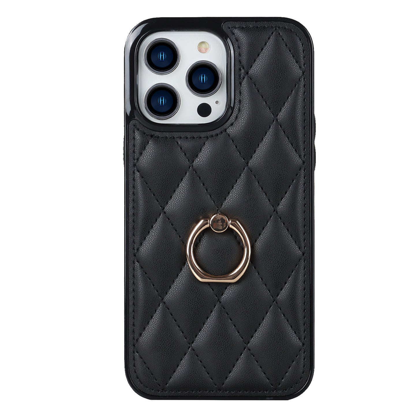 2023 New Arrival High Quality puffer solid color ring small fragrance mobile phone case for iphone samsung