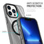 magnetic shockproof black honeycomb wireless charging phone cases for iphone 11 pro max