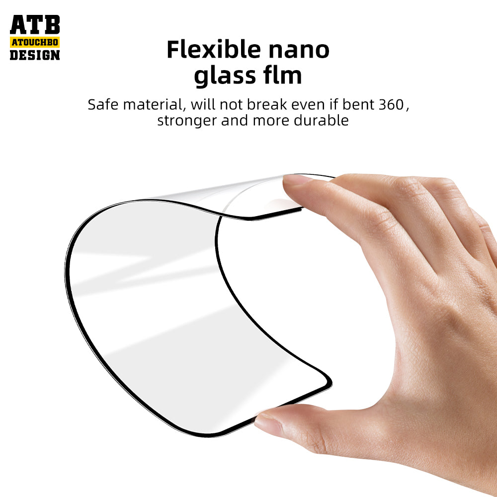 Atouchbo Sensitive Touch Nano Hd Antiexplosion Clear Screen Protector For Iphone 14 Pro Max For Iphone 13 12 11 100D Glass