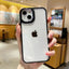 Luxury Anti-yellow Metal Lens Transparent PC Phone Case for iPhone 11 12 13/13 Pro/13 Pro Max