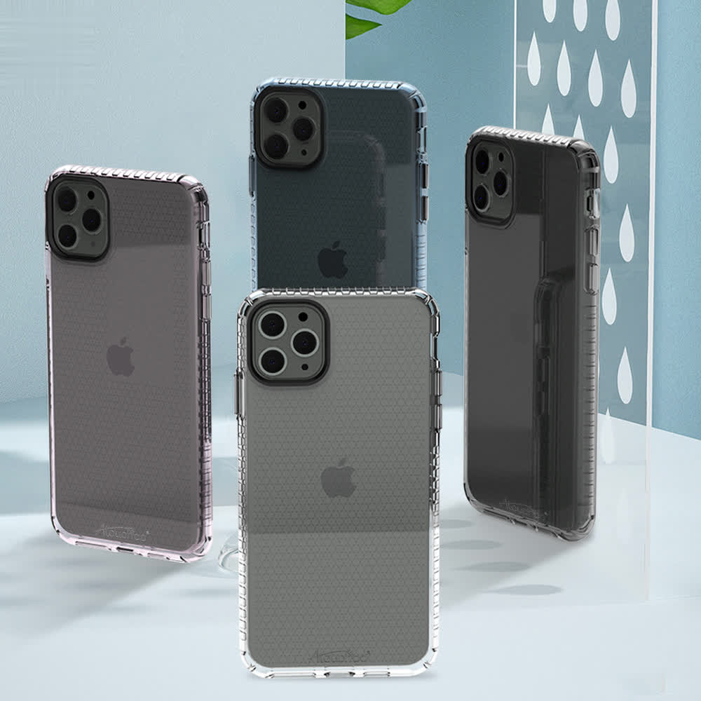 High Quality Factory Case Directly Wholesale Phone Case new  Honeycomb Transparent Phone Case