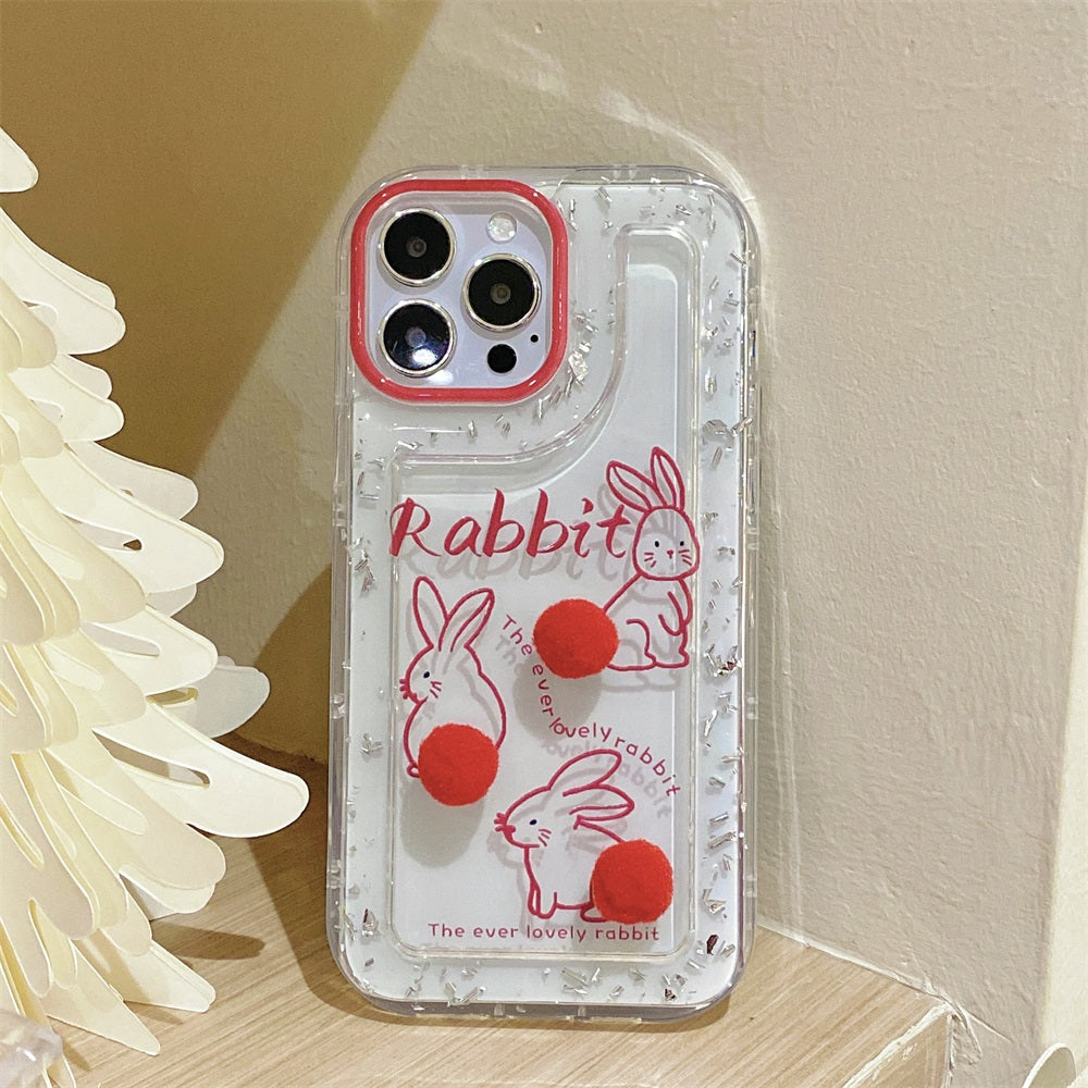 High Quality Premium Ins Cartoon Case For iphone 13 iphone 13 pro Clear Cover For iphone 14 pro max Glitter Transparent Case