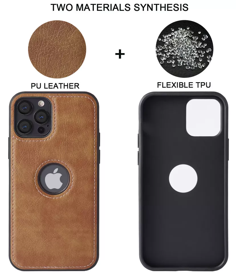 ITOP New Phone Cases Fashion Brand Cell Phone Leather Case with Logo Hole Luxury 13 14 for Apple Iphone 11 12 Waterproof Case