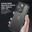 hot selling shockproof luxury phone case translucent matte pc tpu phone case for iphone 11 pro max