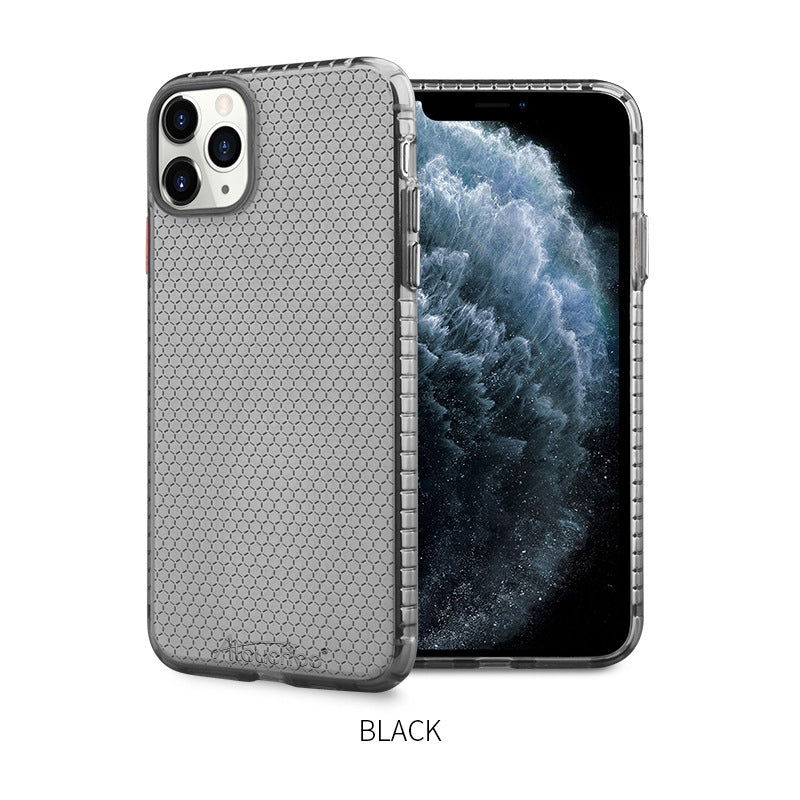 Atouchbo Clear Honeycomb Slim TPU Phone Case for iPhone 12 11 Pro Max X Xs XR 6 6s 7 8 Plus Cover