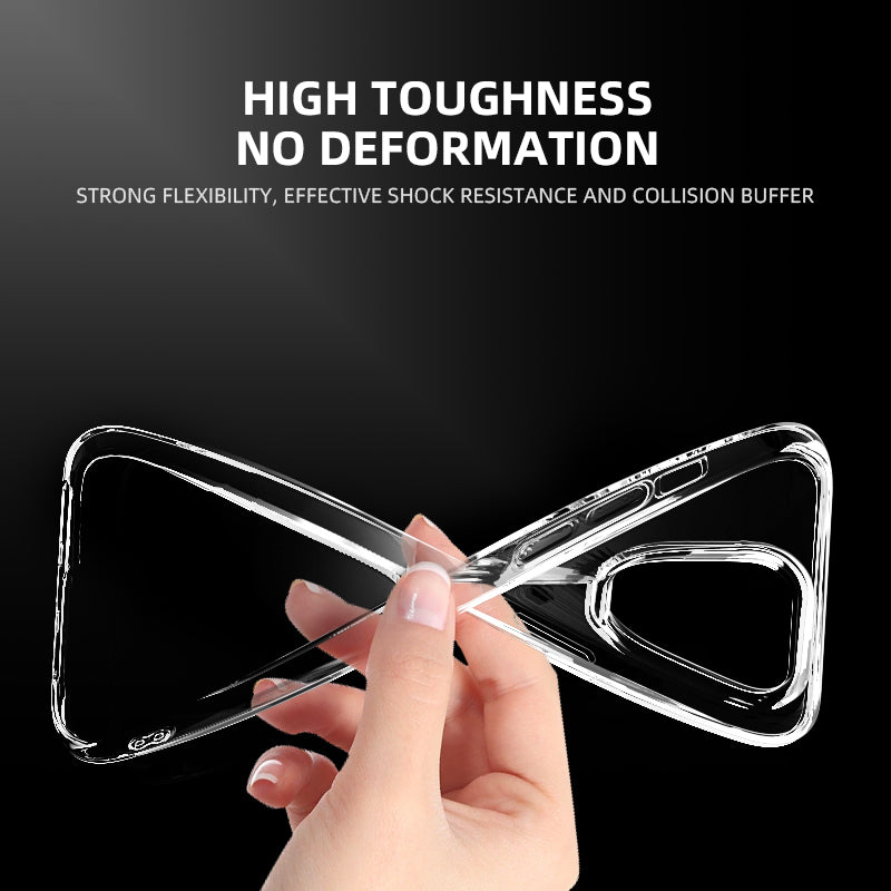 shockproof waterproof clear tpu protective cover grainy transparent phone cases for iphone 11