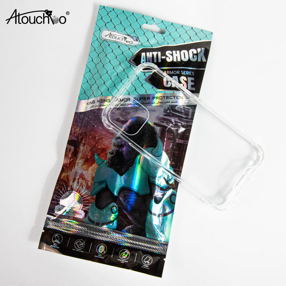 Atouchbo Clear Phone Case Cover for iPhone 12 11 Pro Max 7 8 Plus X XS Max XR Case Back Cover Shockproof