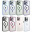 new transparent back cover phone shell fashion design magnetic 2 in 1 mobile phone case for iphone 11