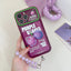 Free Samples High Quality 2 In 1 Peach Grape Mobile Phone Case For Iphone 14 Plus 13 12 Pro 11 With Rope