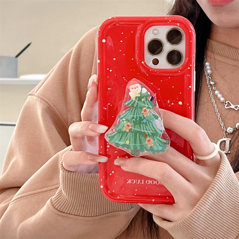 Cute phone case customize logo OEM/ODM mobile phone case Christmas phone case for iPhone 14 13 12 11