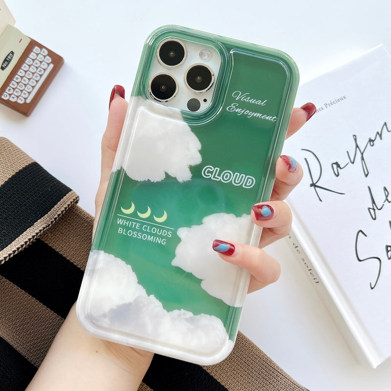 wholesale gradient color phone cover for iphone 11 iphone 14 pro iphone 13 promax colorful soft phone case