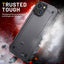 heavy duty hard shockproof armor case fashion black feel phone case for iphone 11 pro max