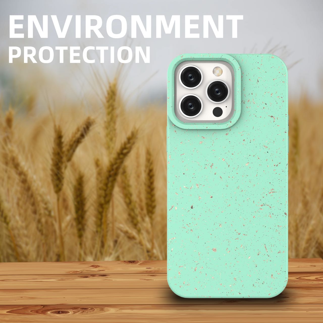 New products rubber case protector silicone mobile case Wheat straw case for iphone 14