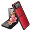 Leather Case With Camera Protection For SAM Flip 4 Ultra Slim Cover For Samsung Flip 4 PC Shockproof Case