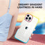 Luxury Transparent Silicone phone Case For iPhone  ATB Transparent Crystal Phone Case