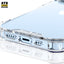 Shockproof Phone Case 1.5mm Tpu Pc Clear Transparent Clear Phone Case For Iphone 13 14 Pro Max Cover