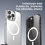 Wholesale Transparent Wireless Charging Case TPC PC Clear Magnetic Phone Case for iPhone 12 Mobile Phone Case