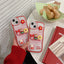Fashion Ins Cute Cartoon Airbag Case For iphone 11 iphone 13 pro Non Yellowing Cover For iphone 14 pro max Drop-proof TPU Case