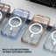 Wholesale Transparent Wireless Charging Case TPC PC Clear Magnetic Phone Case for iPhone 12 Mobile Phone Case