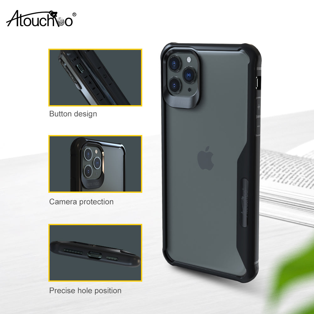 6 in 1 Phone Protection Set for iPhone 12 11 Pro XS Max X Shockproof Case With Screen Protector Kickstand Back Film Lens Film