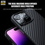 Shockproof Protective Hard PC Soft TPU Bumper Carbon Fiber Phone Case For iPhone 14 Pro Max 14 Plus 13 Pro