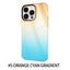 Lovely Rainbow Gradient Color Phone Case Full Cover Camera Protection Cases For iPhone 14 pro