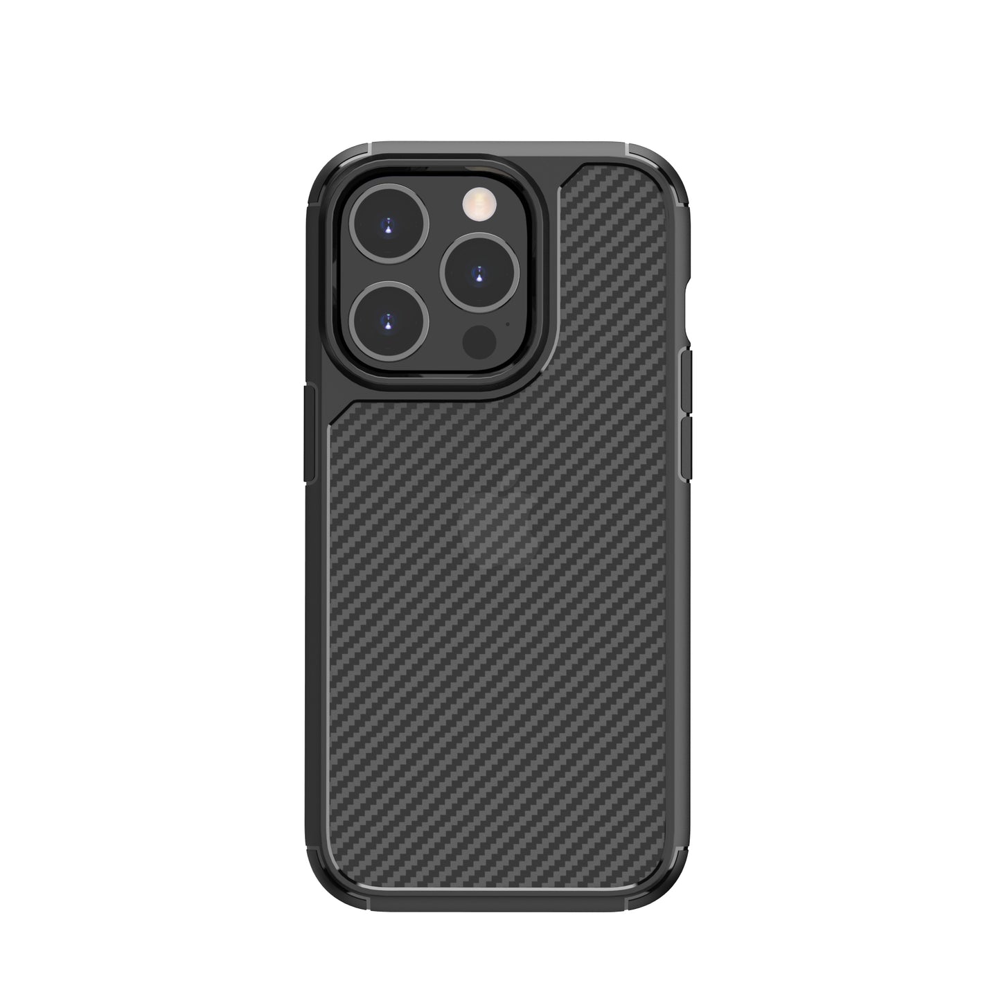 semi-transparent frosted carbon fiber texture hard protection shatter-resistant phone case for iphone 11 pro max