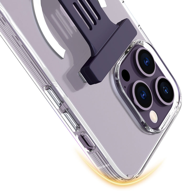 new ultrathin magsafing suction transparent stand mobile phone case for iphone 11 pro max