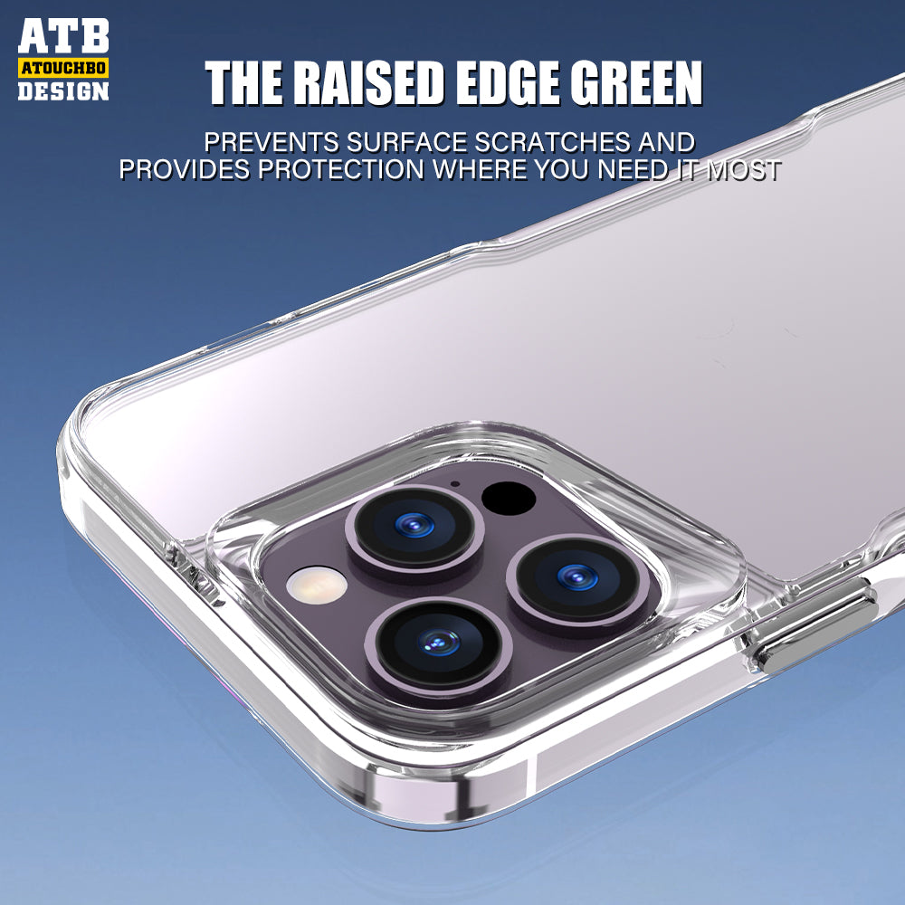 ATB NFC Shockproof TPU Transparent Clear Mobile Cell Phone Case For iPhone 14 Pro Max Phone Case Cover 11 12 13 14 15