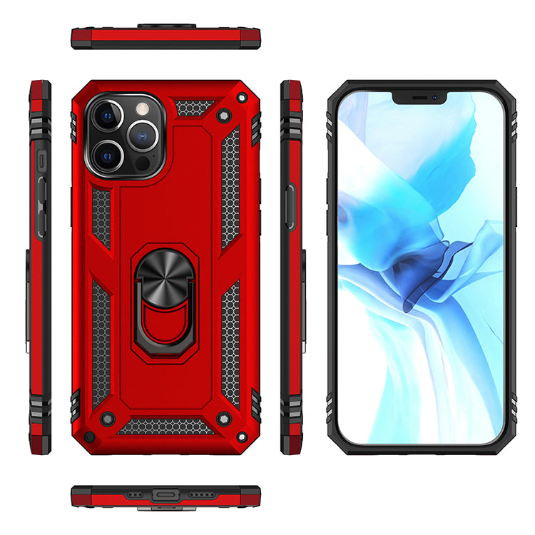 multifunction shockproof ring stand kickstand armor phone case for iphone 11 pro max