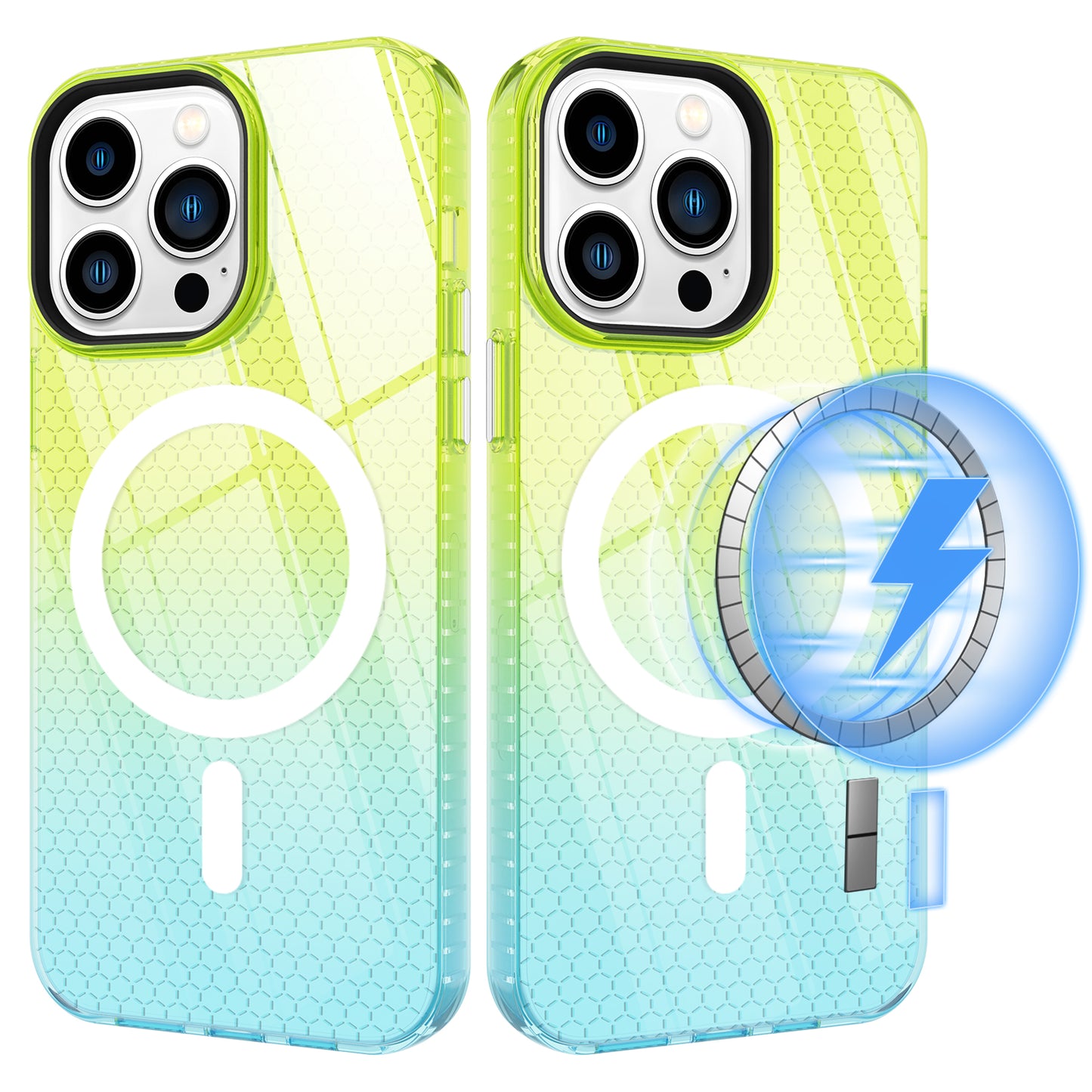 Hot Sale Shockproof Magnetic Phone Case Gradient Color Waterproof Cover Phone Case for iphone 14