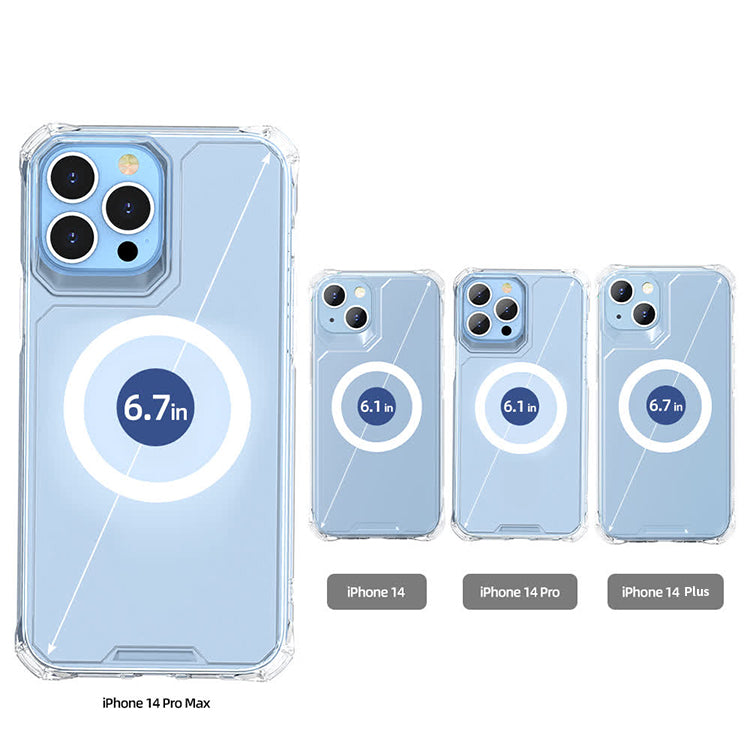 Custom Fashionable Water Proof Phone Cases TPU+PC  Generation Crystal Diamond Armor Case Magnetic Enhanced Version Series